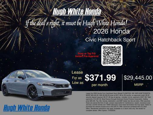 2026 Honda Civic Sport