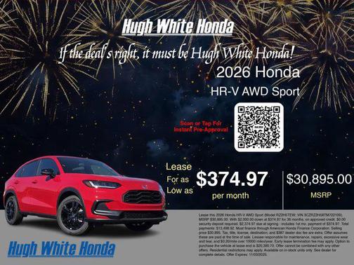 2026 Honda HR-V AWD Sport