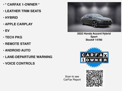 2022 Honda Accord Hybrid Base