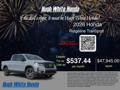 2026 Honda Ridgeline TrailSport