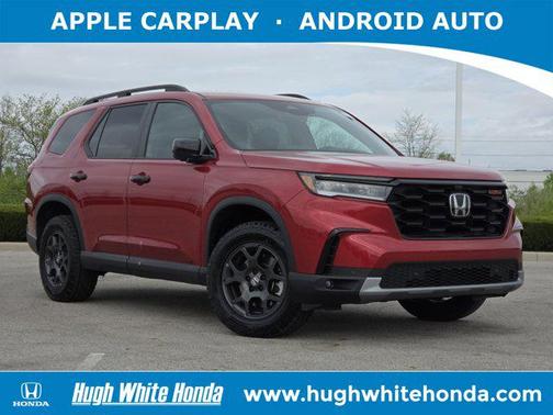Radiant Red 2025 Honda Pilot TrailSport