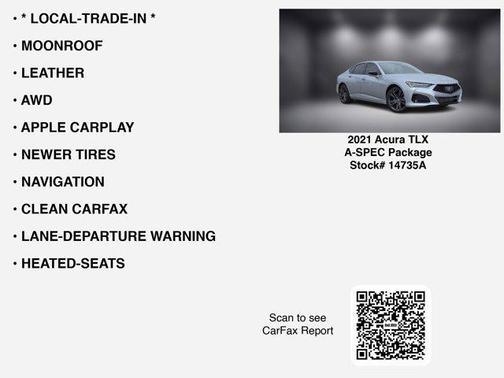 2021 Acura TLX A-Spec