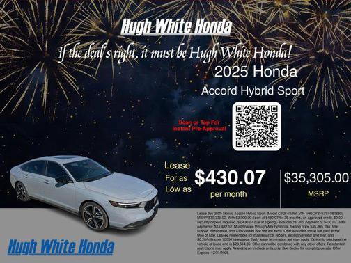 2025 Honda Accord Hybrid Sport