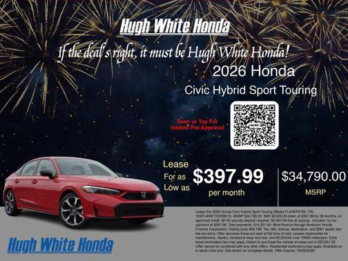 2026 Honda Civic Hybrid Sport Touring