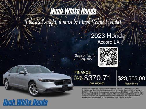 2023 Honda Accord LX 1.5T
