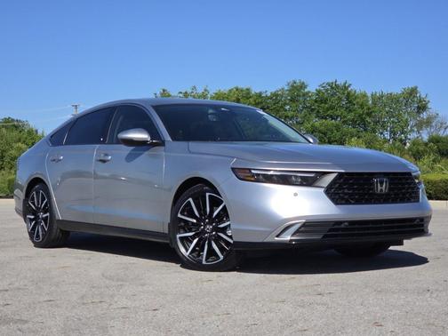 Solar Silver Metallic 2024 Honda Accord Hybrid Touring
