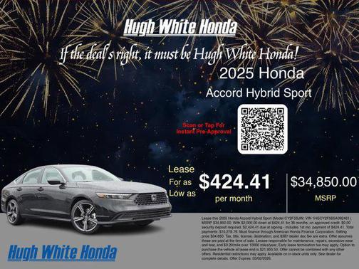 2025 Honda Accord Hybrid Sport