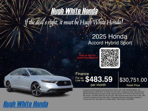 2025 Honda Accord Hybrid Sport