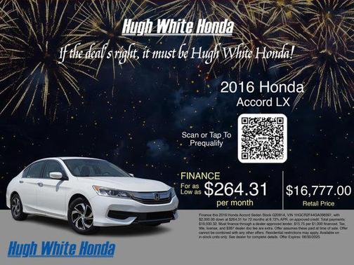 2016 Honda Accord LX