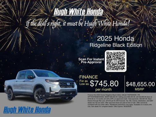 2025 Honda Ridgeline Black