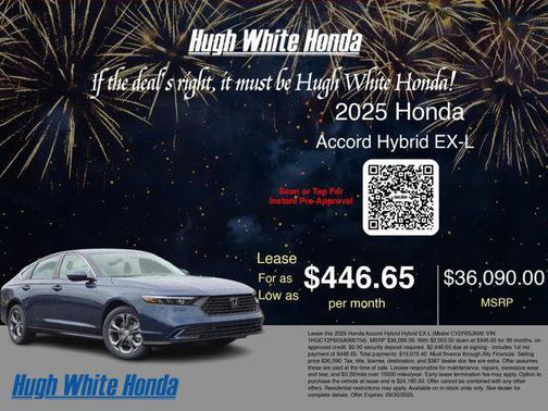 2025 Honda Accord Hybrid EX-L