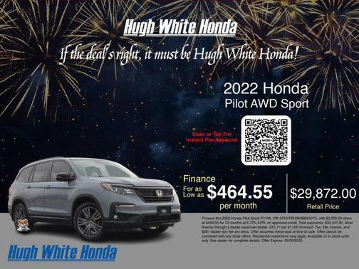 2022 Honda Pilot AWD Sport