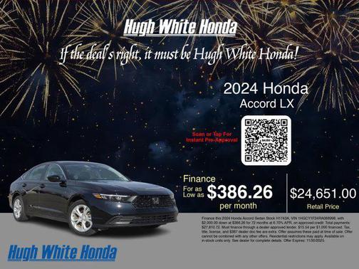 2024 Honda Accord LX 1.5T