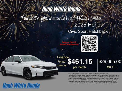 2025 Honda Civic Sport