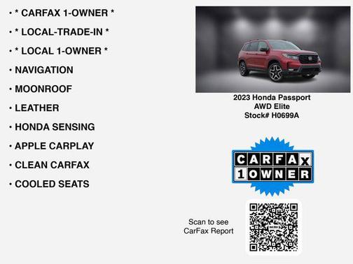2023 Honda Passport AWD Elite