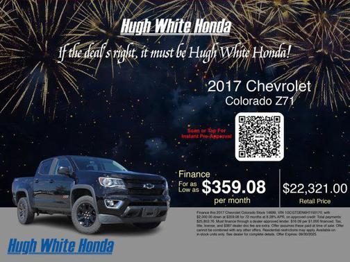 2017 Chevrolet Colorado Z71