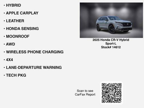 2025 Honda CR-V Hybrid Sport-L