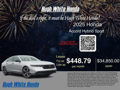 2025 Honda Accord Hybrid Sport