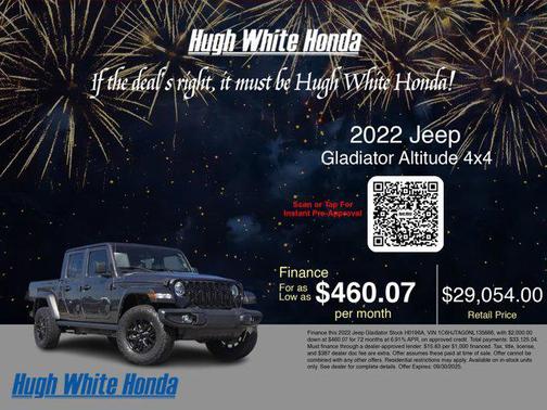 2022 Jeep Gladiator Altitude 4x4