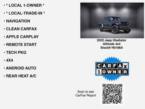 2022 Jeep Gladiator Altitude 4x4