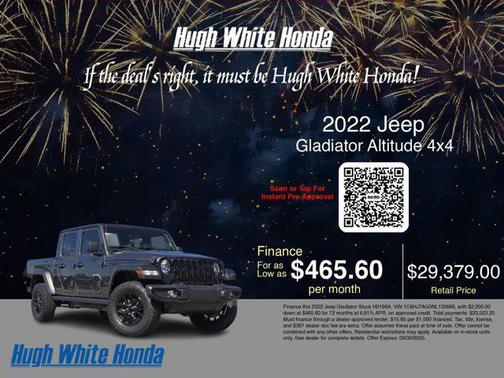 2022 Jeep Gladiator Altitude 4x4