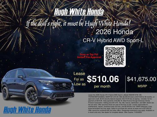 2026 Honda CR-V Hybrid Sport-L AWD