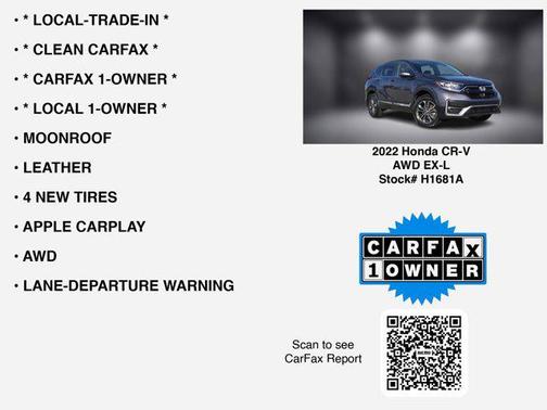 2022 Honda CR-V AWD EX-L