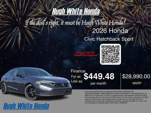 2026 Honda Civic Sport