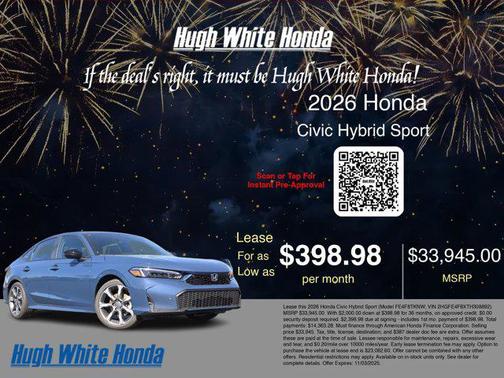 2026 Honda Civic Hybrid Sport Touring