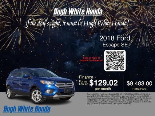 2018 Ford Escape SE