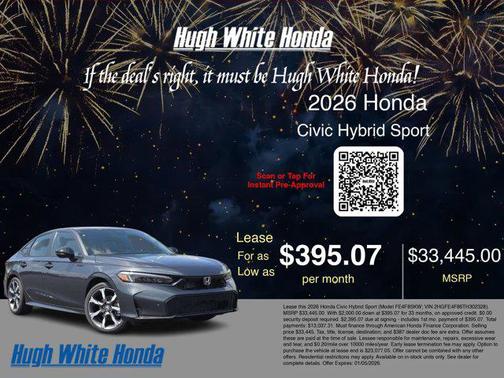 2026 Honda Civic Hybrid Sport Touring