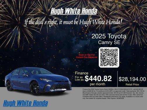 2025 Toyota Camry SE