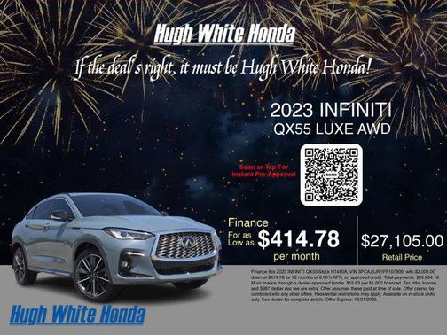 2023 INFINITI QX55 LUXE