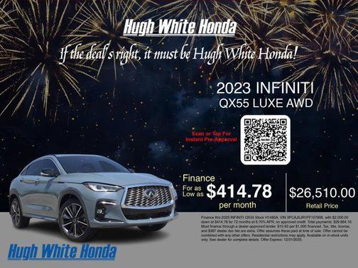 2023 INFINITI QX55 LUXE