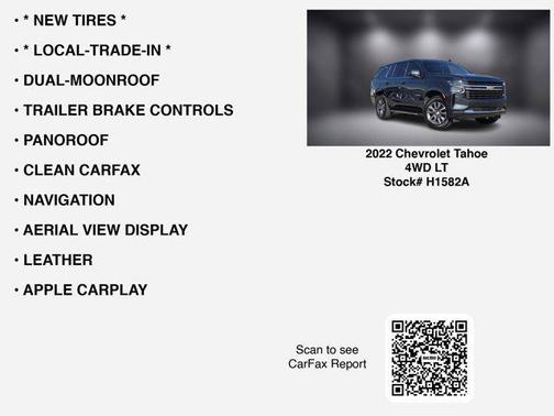 2022 Chevrolet Tahoe LT