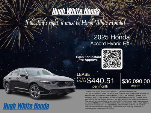 2025 Honda Accord Hybrid EX-L