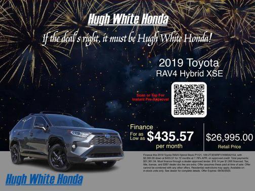2019 Toyota RAV4 Hybrid SE