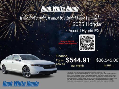 2025 Honda Accord Hybrid EX-L