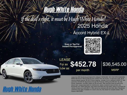 2025 Honda Accord Hybrid EX-L