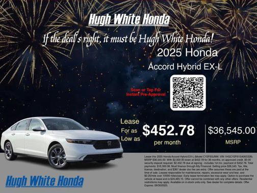 2025 Honda Accord Hybrid EX-L