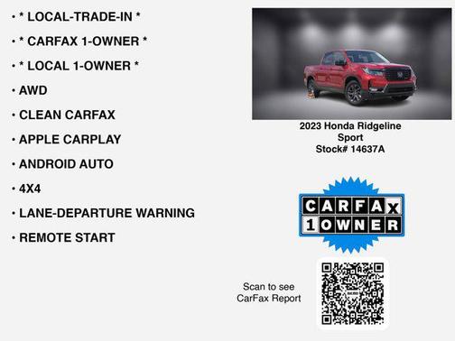 2023 Honda Ridgeline Sport