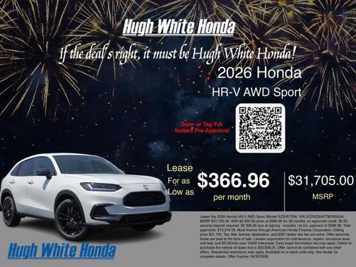 2026 Honda HR-V AWD Sport