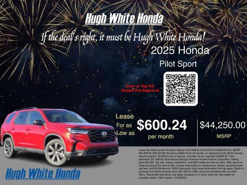 2025 Honda Pilot Sport