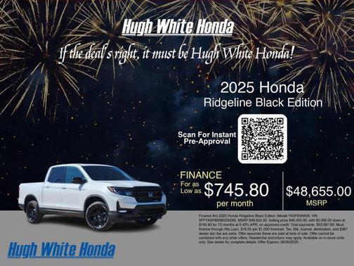 2025 Honda Ridgeline Black