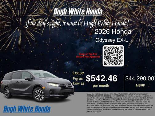 2026 Honda Odyssey EX-L