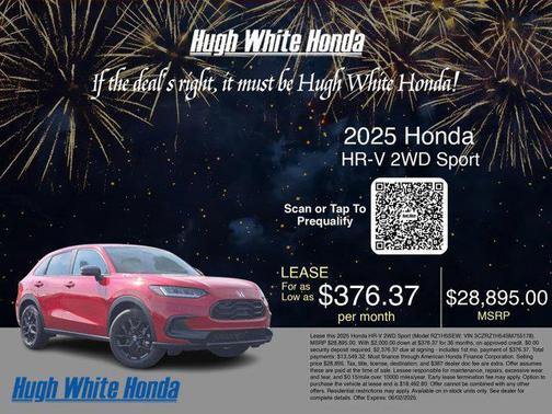 2025 Honda HR-V 2WD Sport