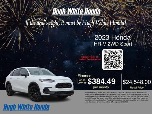 2023 Honda HR-V 2WD Sport