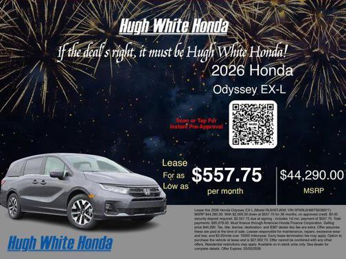 2026 Honda Odyssey EX-L