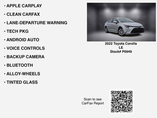 2022 Toyota Corolla LE