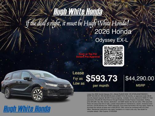 2026 Honda Odyssey EX-L